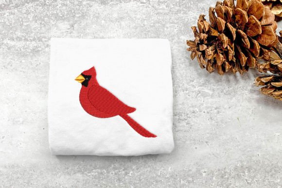 Cardinal Mini: A Seasonal Embroidery Gem