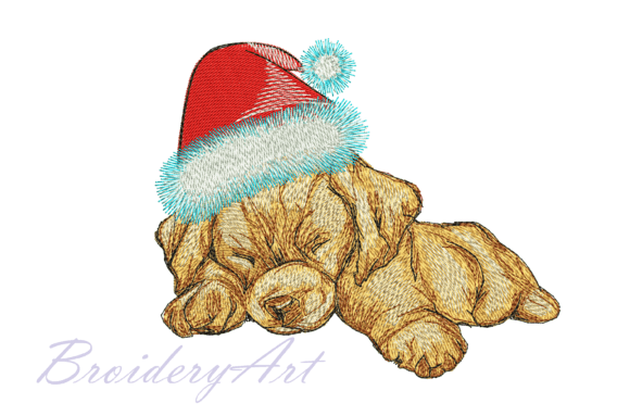 Christmas Puppy: A Festive, Family-Friendly Embroidery Design