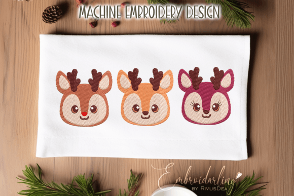 Christmas Reindeer Head