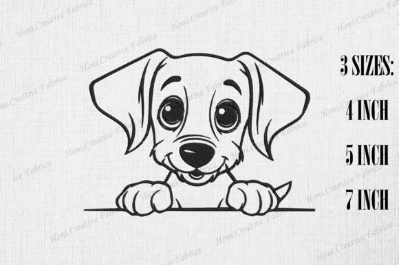 Cute Dachshund Dog Peeking Wall
