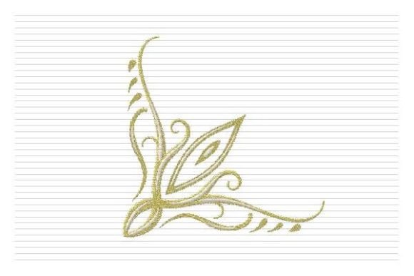 Gold Corner: Elegant Border for Handmade Gifts