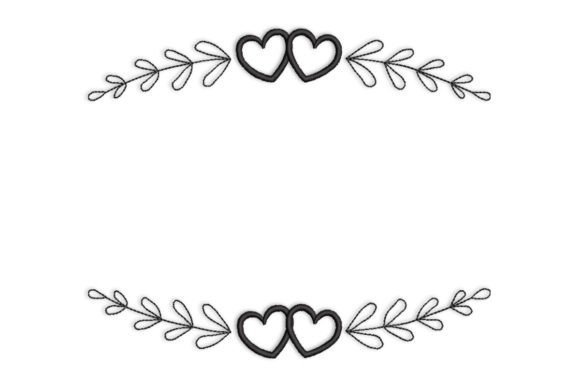 Heart Border: A Whimsical Seasonal Embroidery Staple