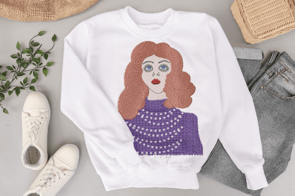 Odry Character: Bold, Vibrant Embroidery for Craft Fairs