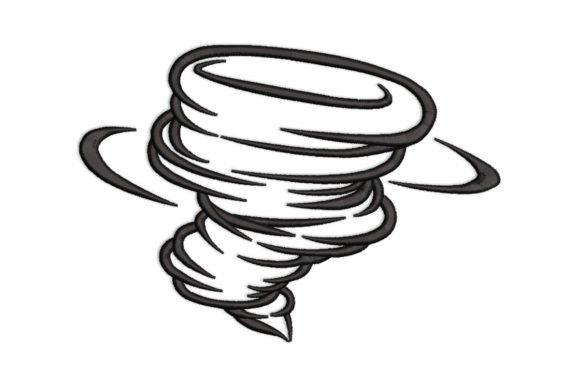 Tornado Embroidery Design